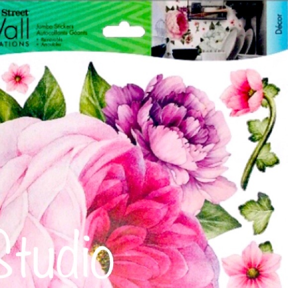 Main Street Jumbo Floral Wall Decor Creations Stickers (Choose Design) - Picture 9 of 12